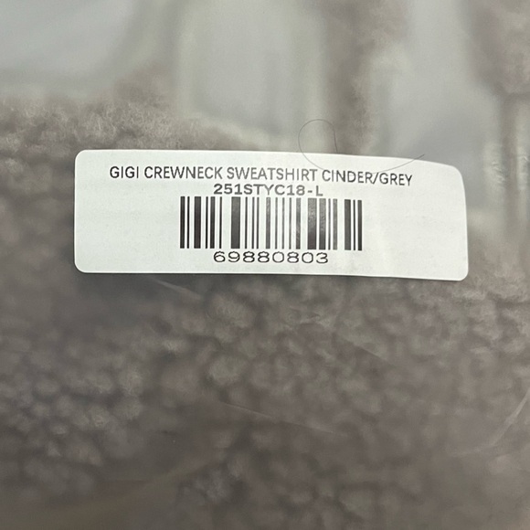 THE BAR | NWT! GIGI SWEATSHIRT CINDER/GREY - Picture 3 of 3